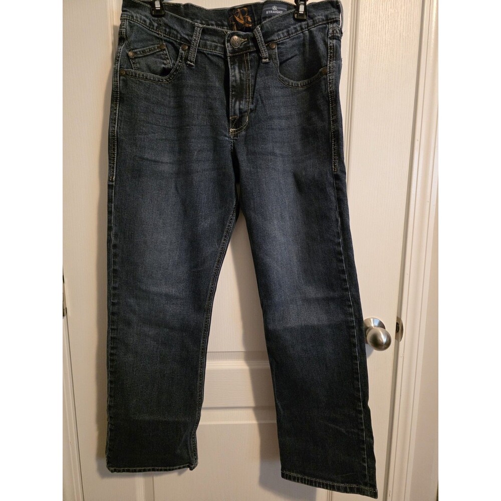 Rock & Republic Men's Straight Leg Dark Wash Jean 5-Pocket Size 34x30. (283)